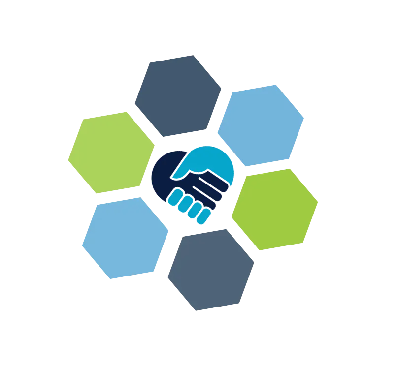 Zierelemt aus Hexagons