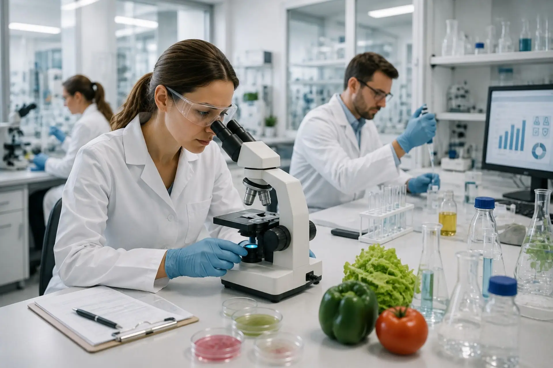 Menschen, die im Labor arbeiten